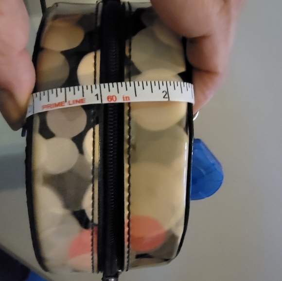 Kate Spade round gray pink purse - Picture 2 of 3